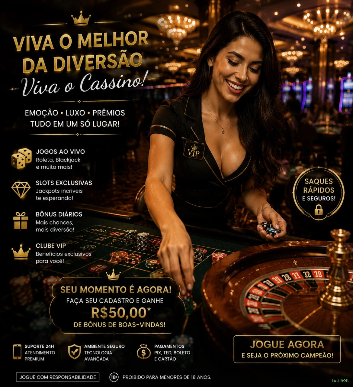Comparação APP mobile vs versão web da bet505
